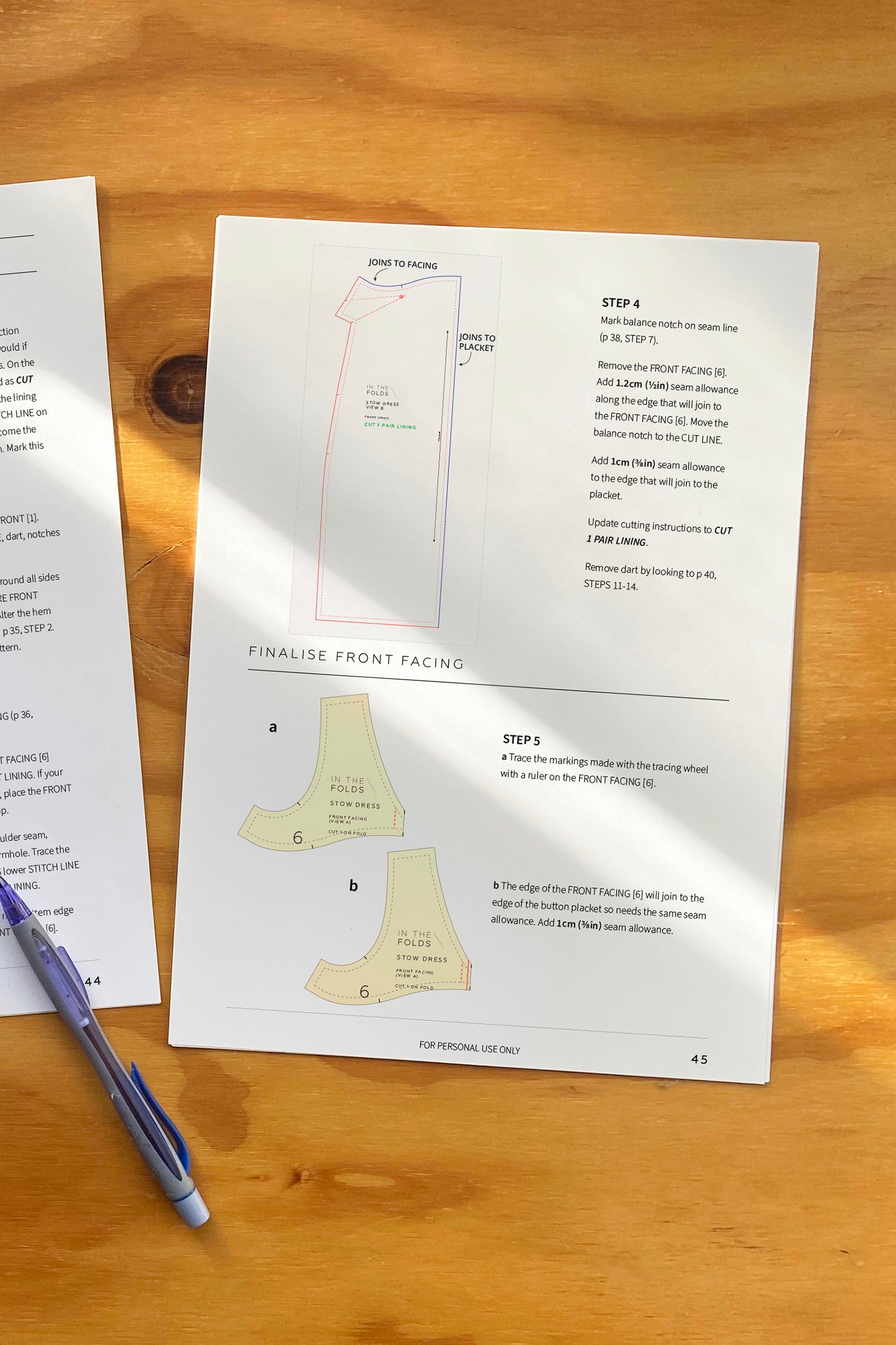 Drafting + Sewing Linings Bundle – In the Folds