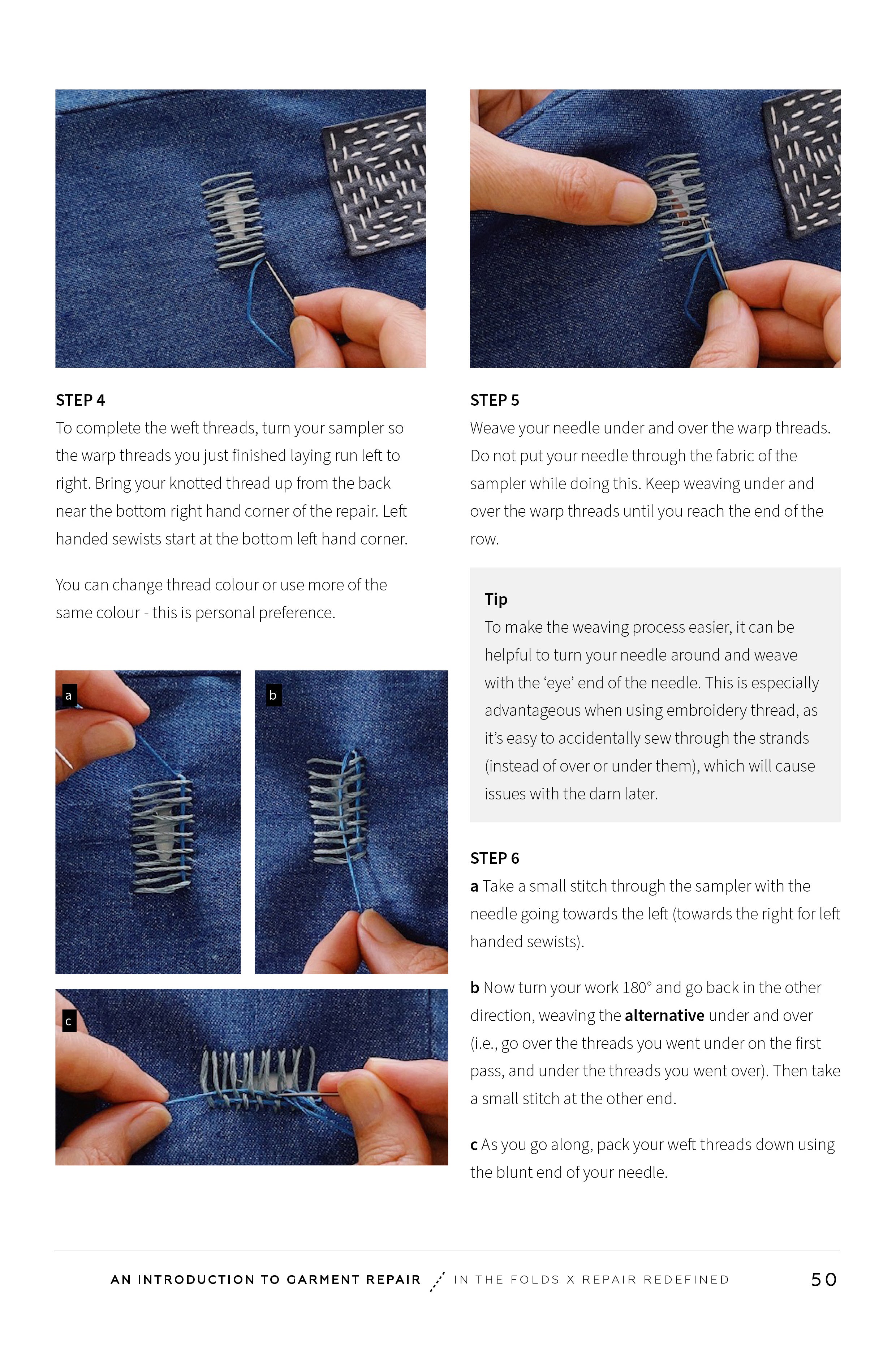 An Introduction to Garment Repair – In the Folds